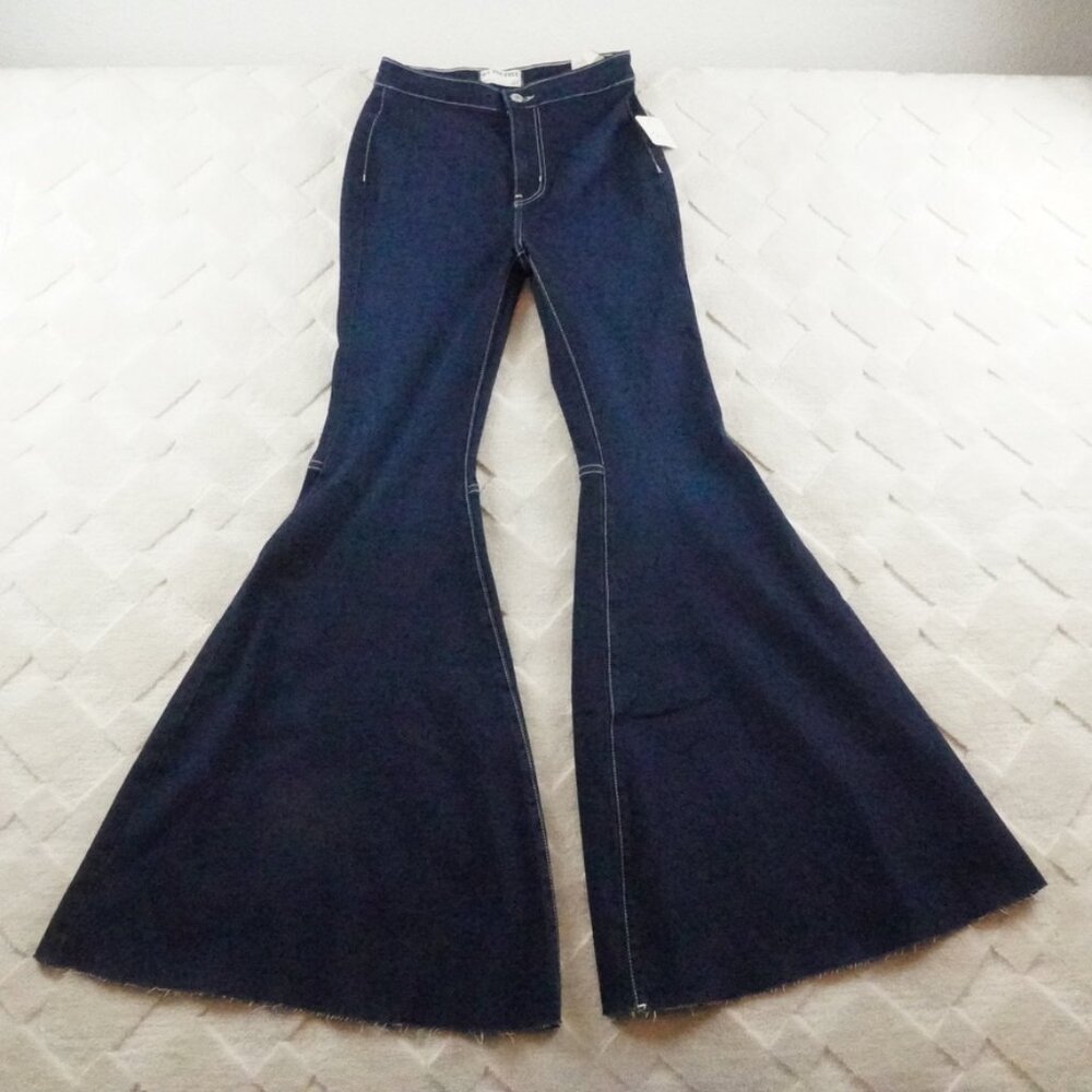 We The Free Just Float On Flare Jean Womens 27 High Rise Bell Bottoms